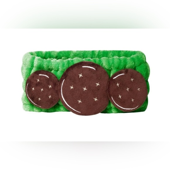 Hard Candy Girl Scouts Cookie Rally™ Extra Plushy Headband in Thin Mints™, Green - Picture 1 of 5
